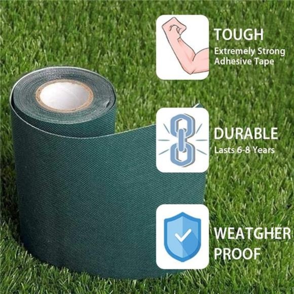 Artificial Grass Self-Adhesive Seaming Turf Tape Lawn, Carpet Jointing - Picture 4 of 7